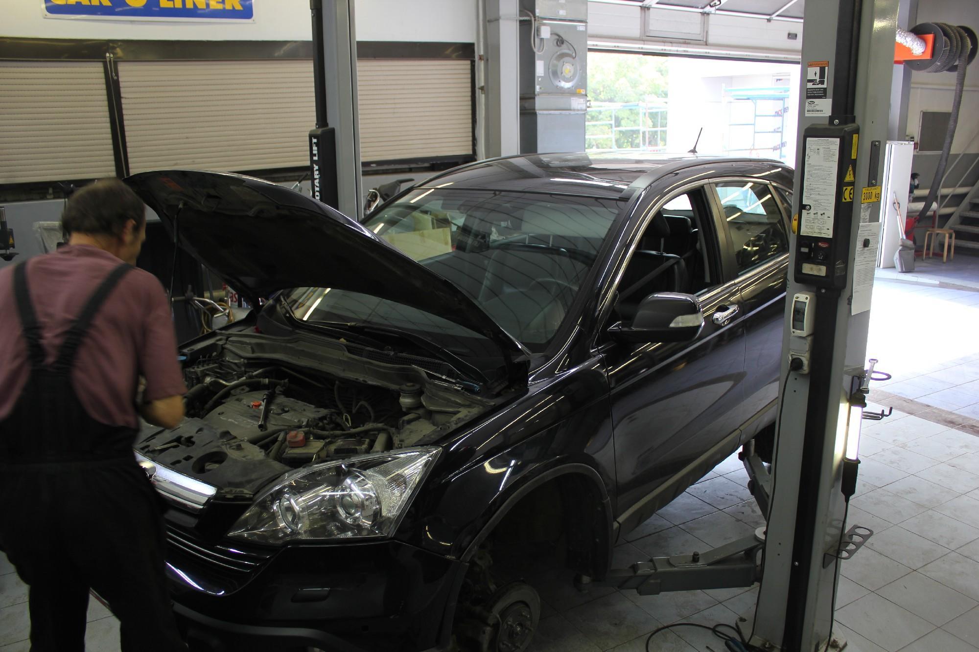 ЦР-В на подъемнике