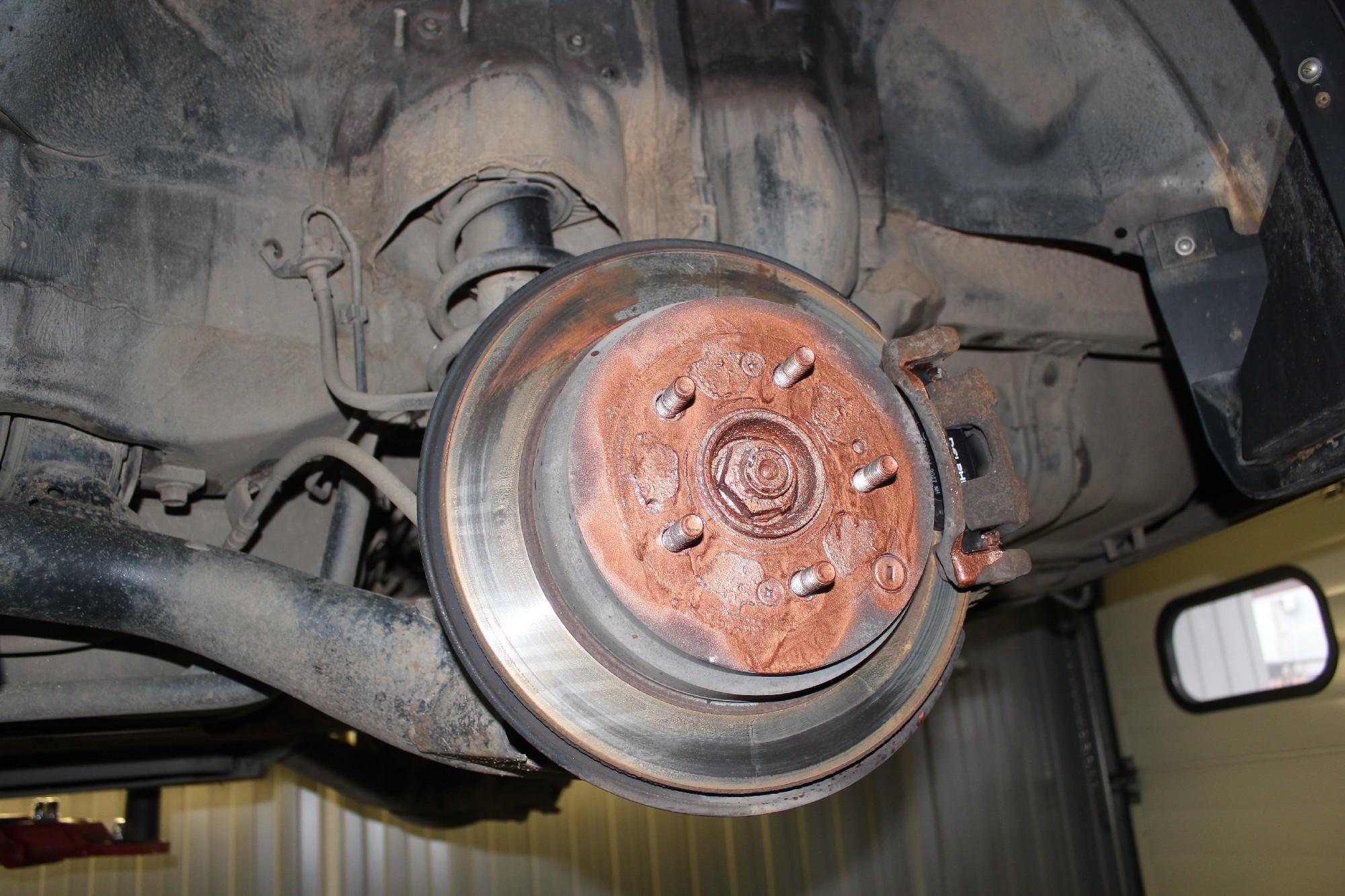 Замена тормозного диска на СРВ