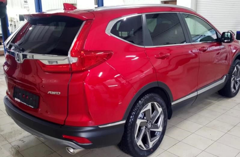 красная Хонда СРВ