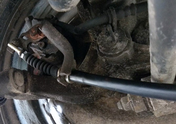 замена троса ручника на хонде