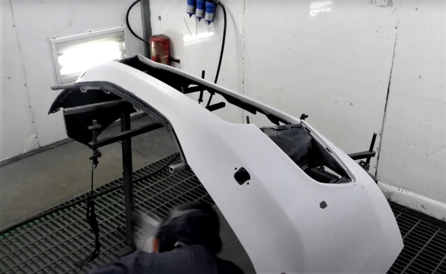 покраска бампера Хонда Пилот