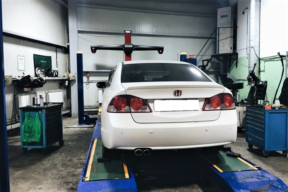 3 Д сход развал Хонда Цивик