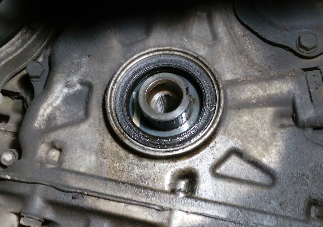 замена переднего сальника коленвала на цивике