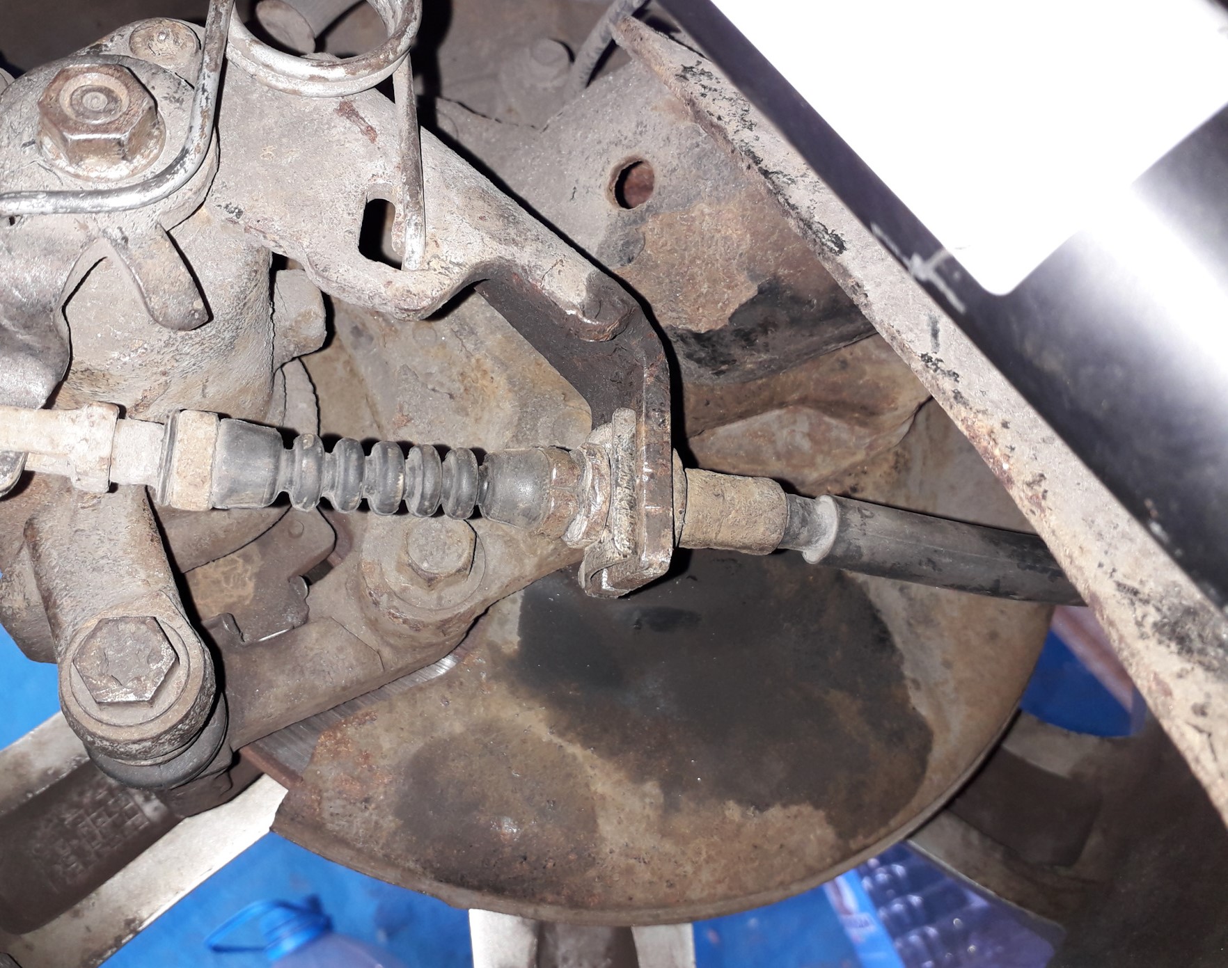 замена троса ручника  цивик