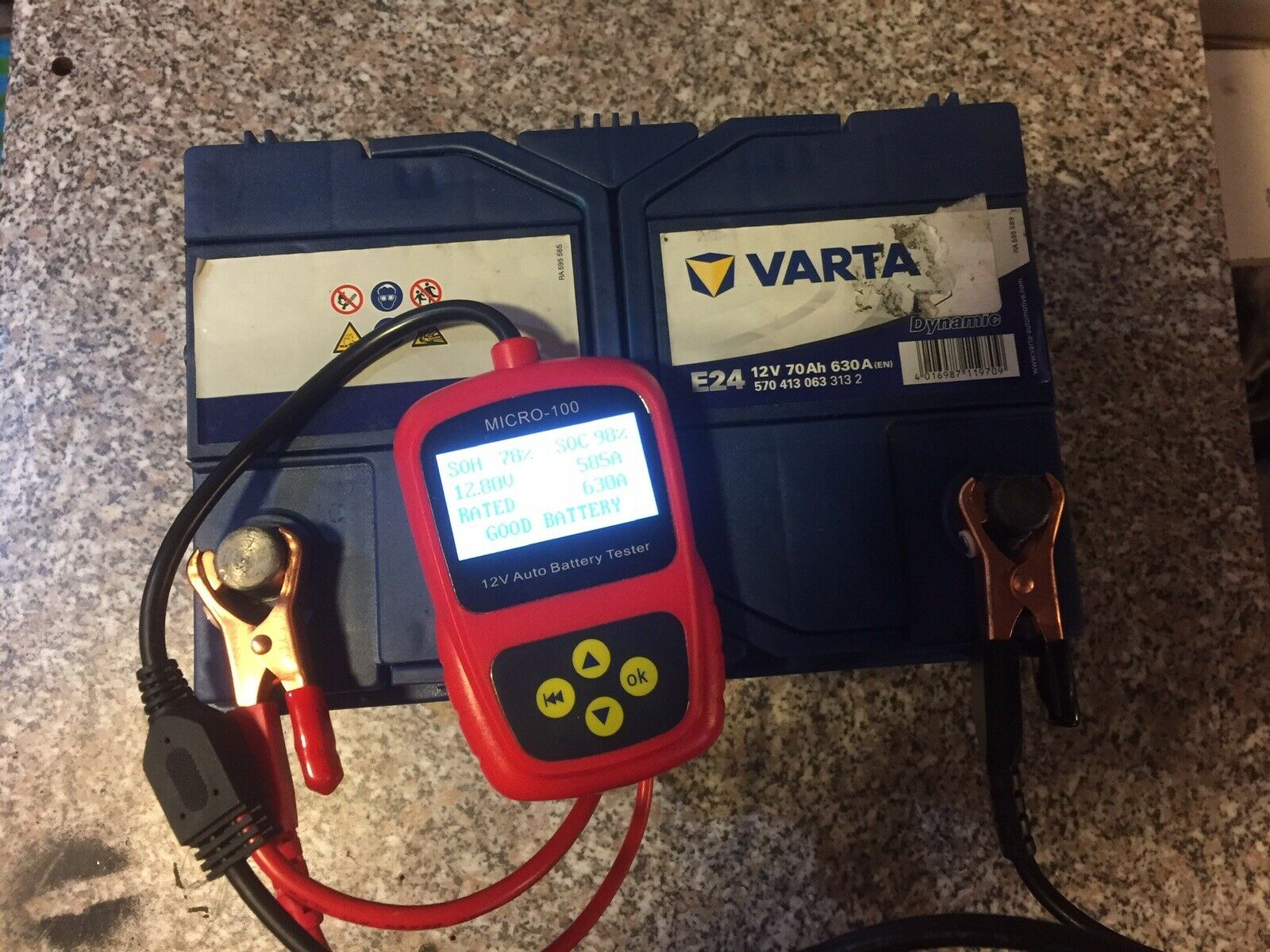 проверка акб варта