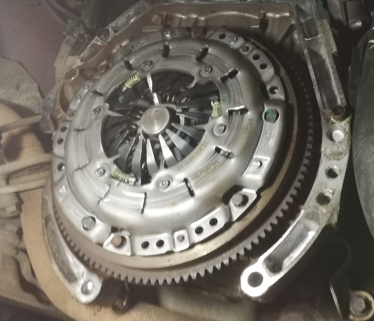 замена сцепления хонда