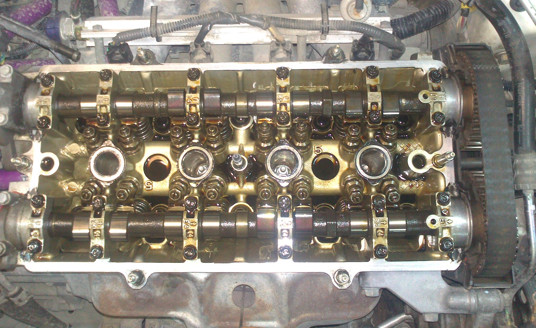 замена прокладки клапанной крышки на СРВ