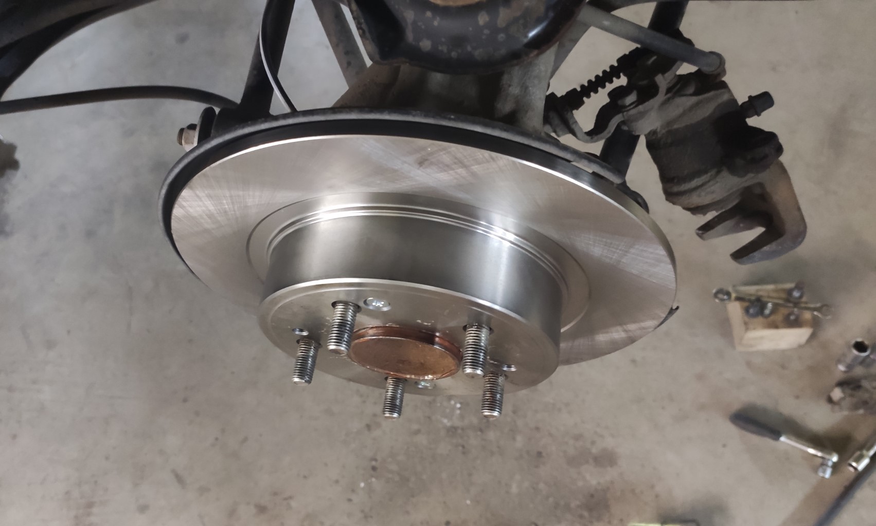 замена тормозного диска Хонда