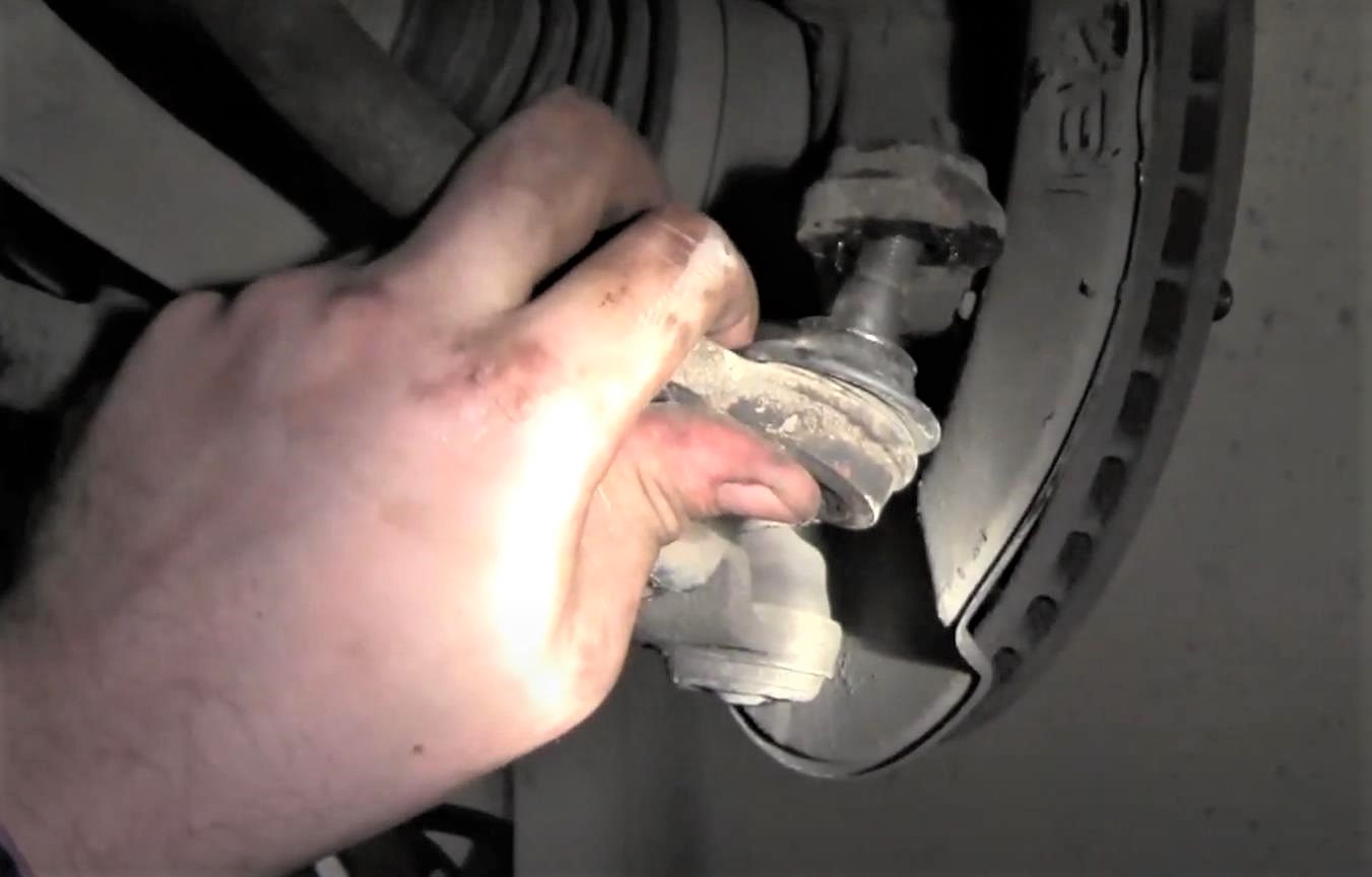 Установка рулевого наконечника