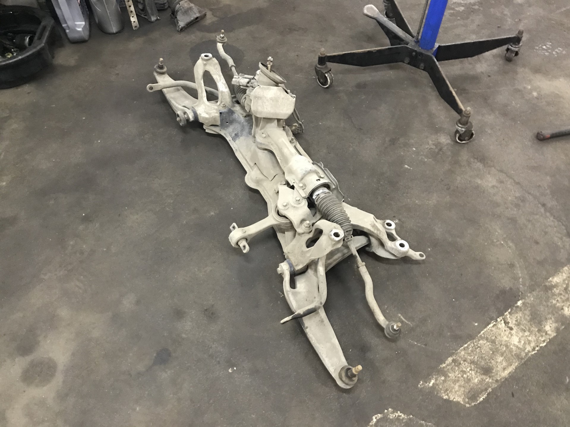 снятая рулевая рейка Хонда Цивик