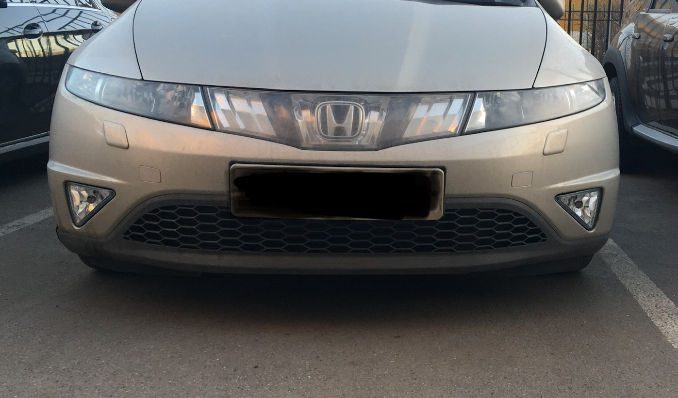 Хонда Цивик с новыми противотуманными фарами