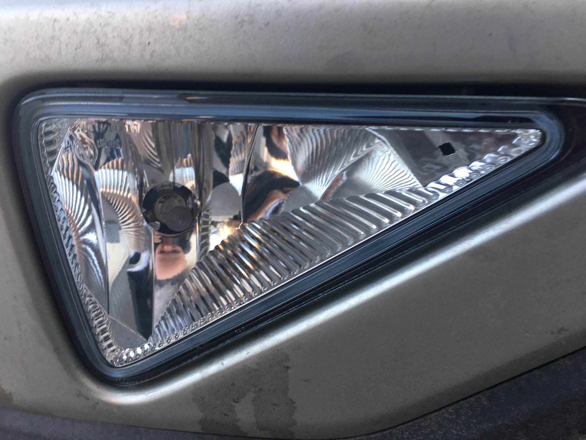 новая противотуманка на Цивике