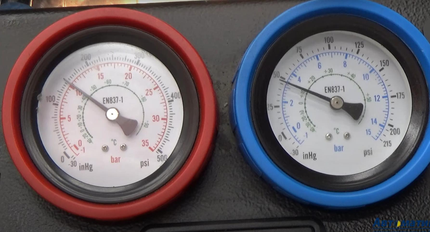 показатели заправки кондея