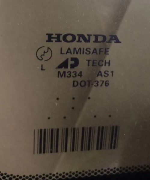 оригинальное лобовое стекло на  Хонду Пилот