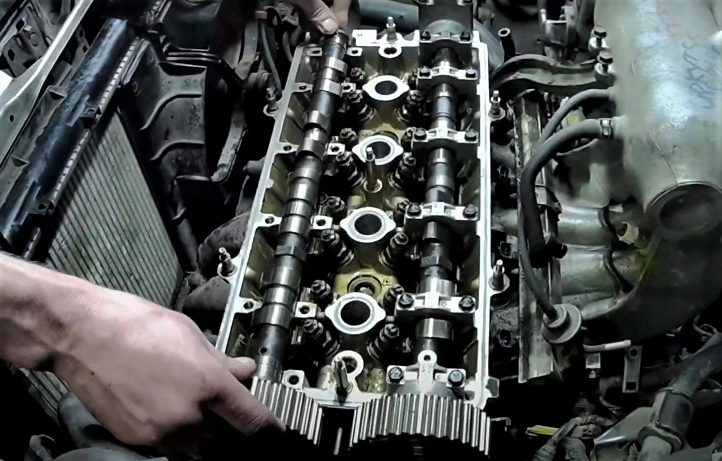 Монтаж ГБЦ Хонда СРВ