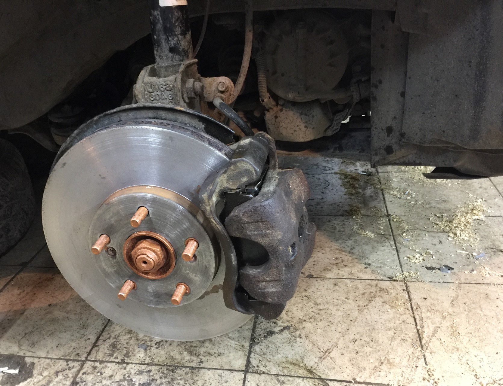 Замена ступицы Пилот