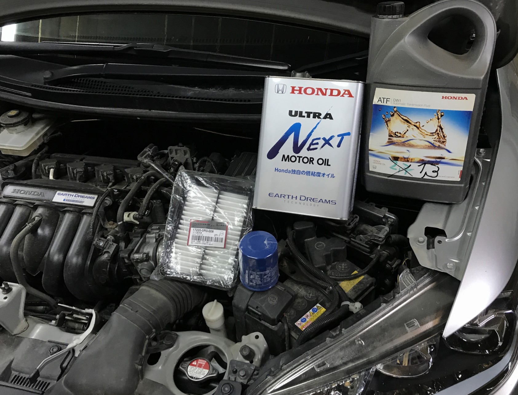 масло и фильтра хонда