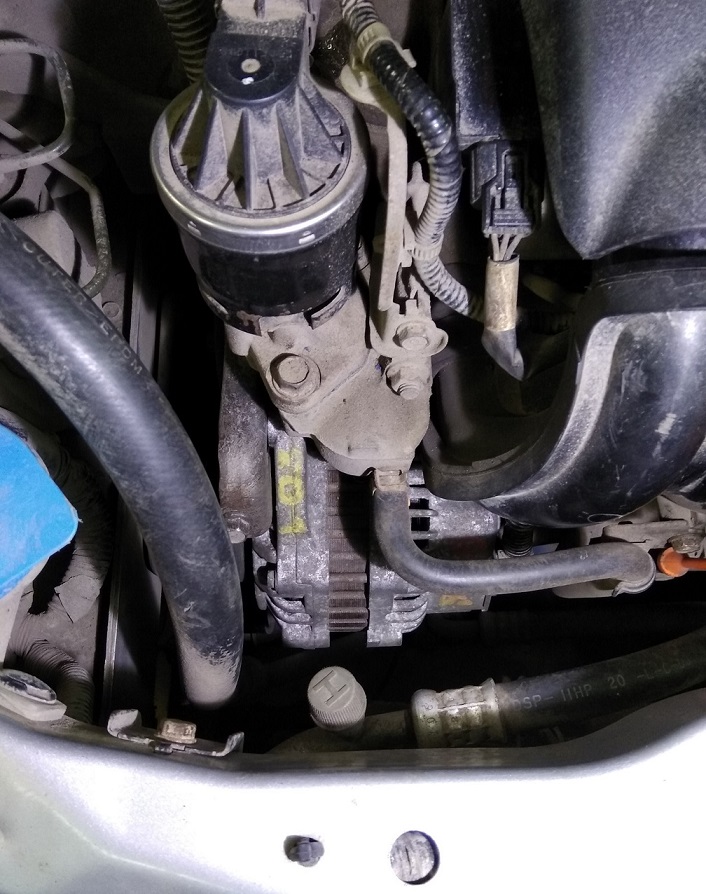 Доступ к генератору для его замены