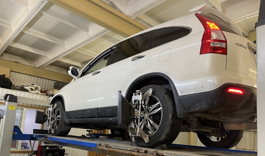 Регулировка углов установки колес после ремонта