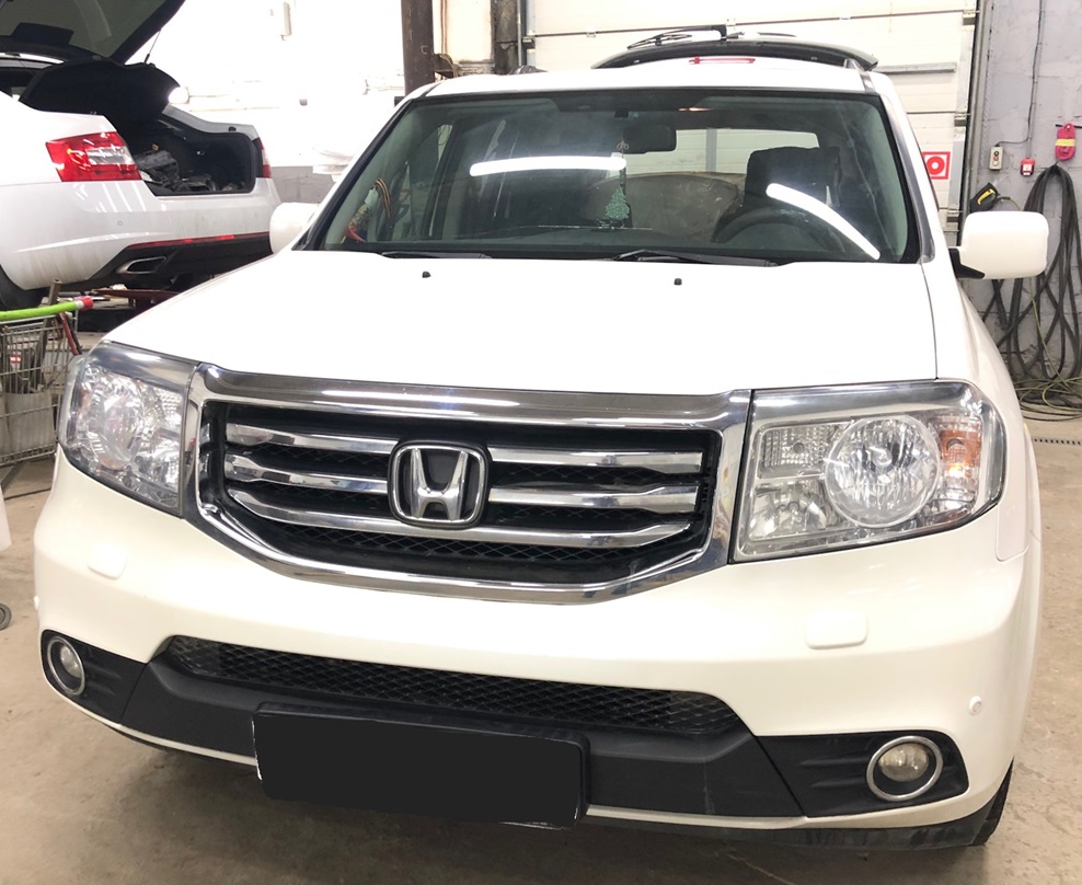 Хонда Пилот перед заменой термостата