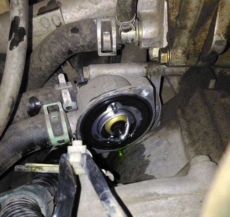 Замена термостата Хонда Пилот