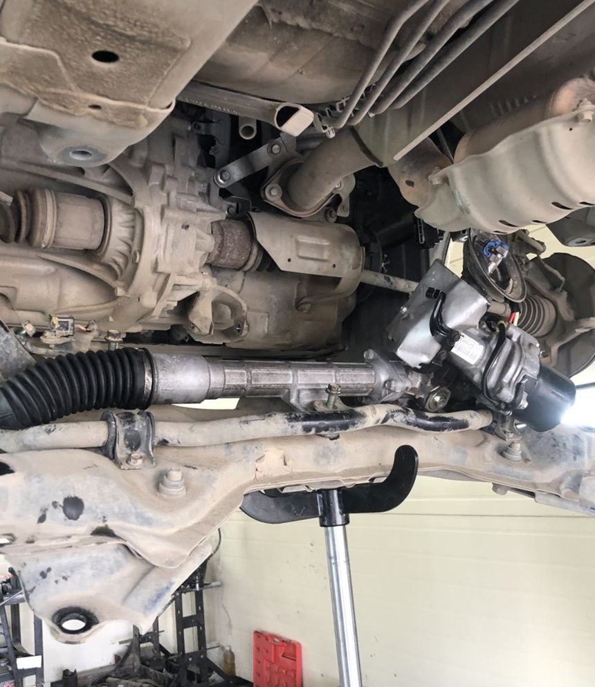 Замена рулевой рейки Хонда Фрид