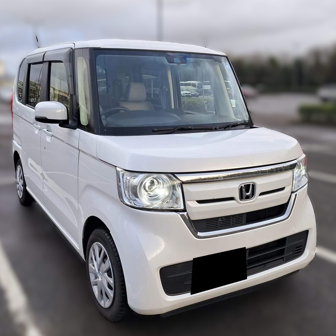 Хонда Н-Бокс после регулировки схода-развала в автотехцентре