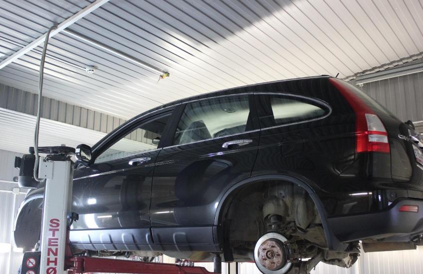 СРВ на подъемнике