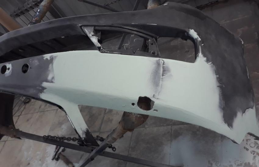 ремонт бампера Хонда