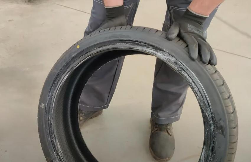 новое колесо на Хонду