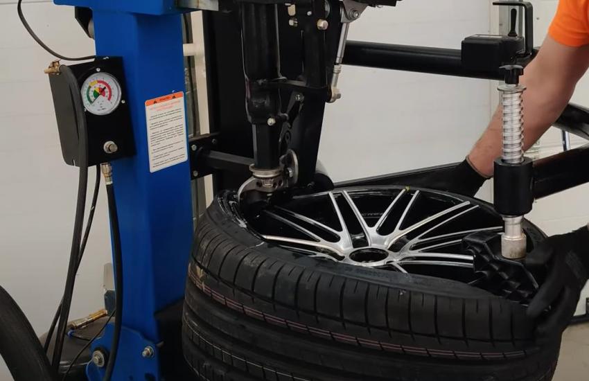 разбортировка колеса