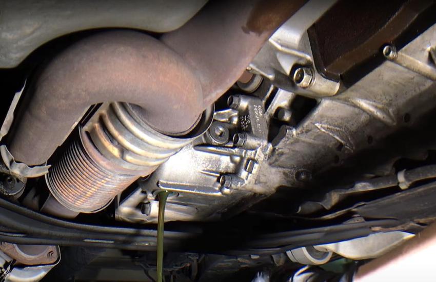 слив масла из переднего редуктора Хонда