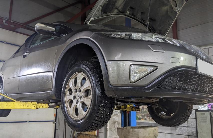 Замена опорных подшипников Хонда