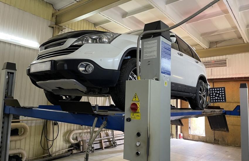 Регулировка схода-развала после замены рулевых наконечников Хонда