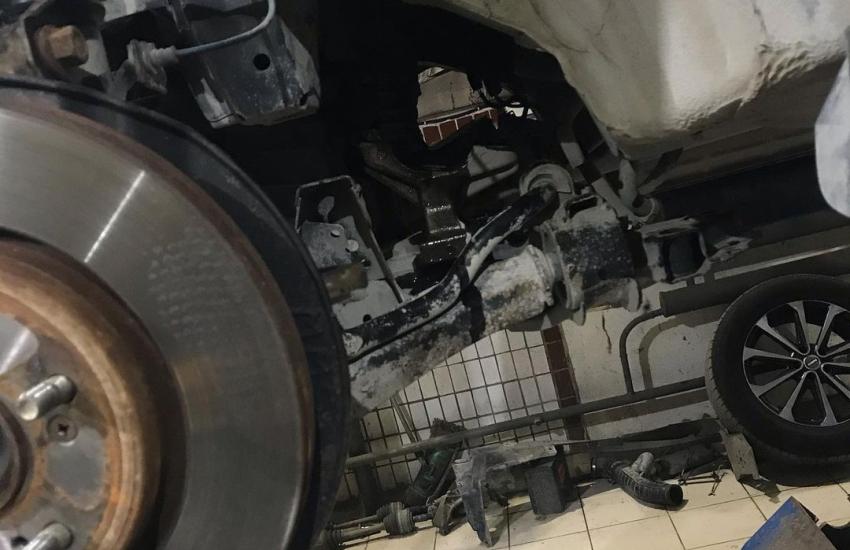 Замена рулевой рейки Хонда