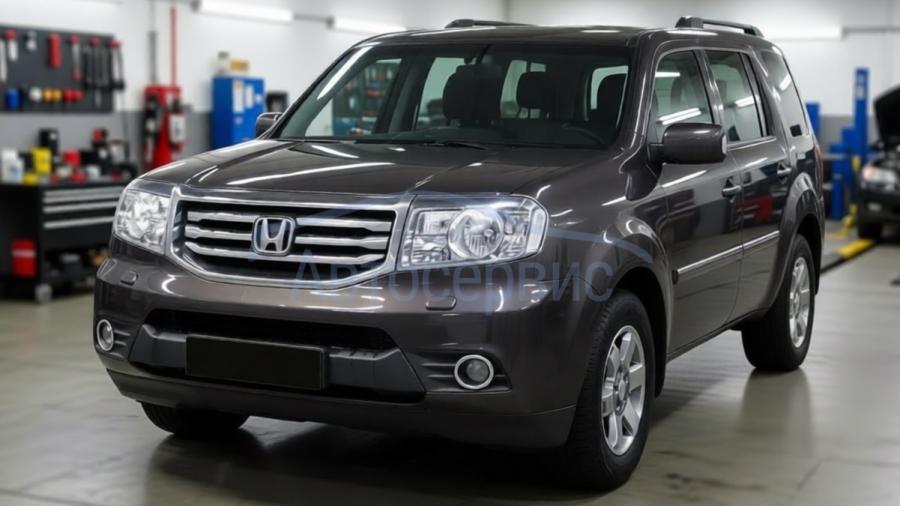 Honda Pilot после технического обслуживания в сервисе