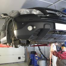 кроссовер Хонда на подъемнкие