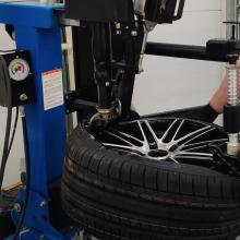 разбортировка колеса