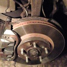 замена задних колодок Хонда