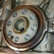 замена заднего сальника коленвала Хонда