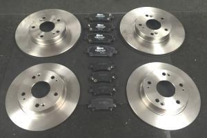 комплект тормозных дисков с колодками