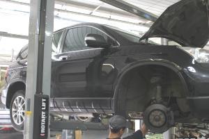 Хонда СРВ на подъемнике