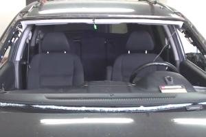 Хонда без лобового стекла