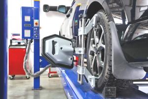 Хонда Пилот после замены шаровых на регулировке схода-развала