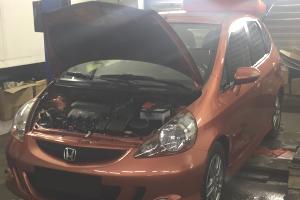 Замена опорных подшипников Хонда Джаз